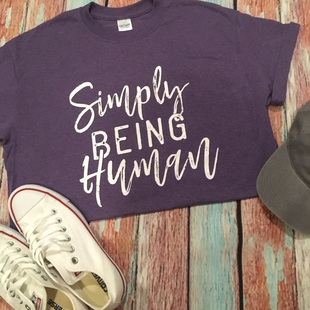 Simply being human shirt